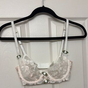 For love and lemons Elegant White Lace Bra